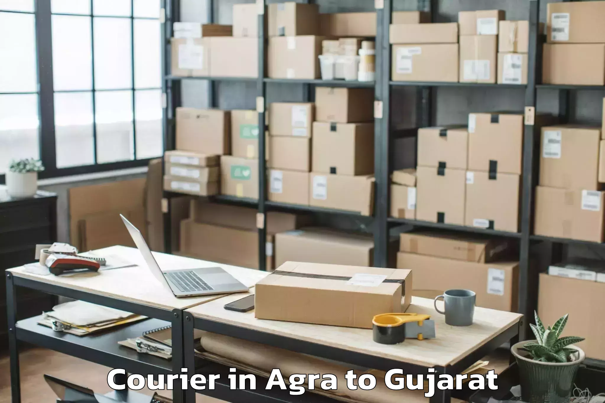 Book Your Agra to Dantiwada Courier Today